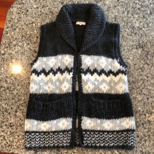 Madewell sweater vest size medium